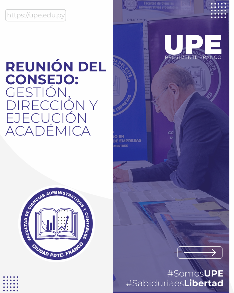 Reunión del Consejo de la Facultad de Ciencias Administrativas y Contables